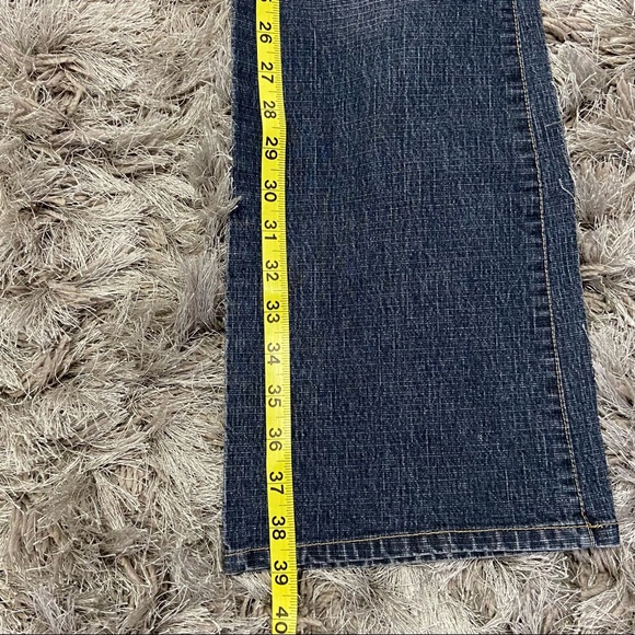 FWR Stretch Denim blue wash jeans, pocket yellow stitch detailing. Size 10. Used - Picture 4 of 14